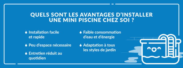 les avantages d’installer une mini piscine chez soi